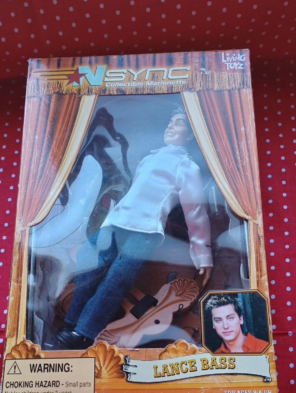 NSYNC Lance Bass Collectible Marionette action figure.